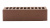 Кирпич темно-коричневый пустотелый одинарный с накатомпо цене 46.90 руб./шт