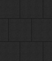 Тротуарная плитка Квадрат, Гладкий, Черный, высота 60 мм (400*400)