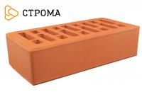 Кирпич бордо гладкий пустотелый одинарный