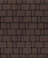 Тротуарная плитка Классико, Гладкий, Коричневый, высота 60 мм (115*172; 115*115; 57*115)