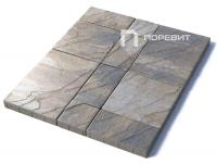 Тротуарная плитка Петра, Искусственный камень, Базальт, высота 60 мм (210*210; 210*420; 420*420; 630*420)