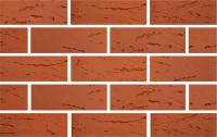 Кирпич красный рустика меланж полуторный