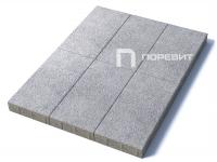 Тротуарная плитка Прямоугольник, Гранит, Белый, высота 80 мм (600*300)