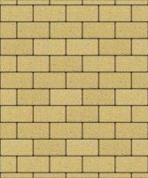 Тротуарная плитка Прямоугольник, Гладкий, Желтый, высота 60 мм (100*200)