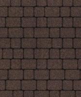 Тротуарная плитка Классико, Гладкий, Коричневый, высота 40 мм (115*172; 115*115)