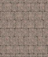 Тротуарная плитка Старый город, Гранит, Красный с черным, высота 60 мм (160*160; 260*160; 160*100)