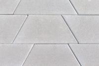Тротуарная плитка Трапеция, Гладкий, Серый, высота 80 мм (400*200*200*200)