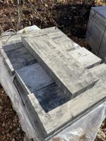 Тротуарная плитка Прямоугольник, Гладкий, Антрацит, высота 80 мм (900*300)