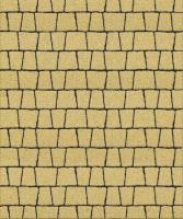 Тротуарная плитка Абрис, Гладкий, Желтый, высота 60 мм (73*91; 83*91; 93*91; 103*91; 113*91)