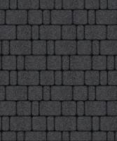 Тротуарная плитка Классико, Мрамор, Черный, высота 60 мм (115*172; 115*115; 57*115)