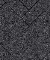 Тротуарная плитка Паркет, Мрамор, Черный, высота 80 мм (360*80)