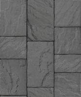 Тротуарная плитка Литос, Гранит, Черный, высота 60 мм (500*300; 450*300; 300*200; 300*300; 400*300; 300*250)