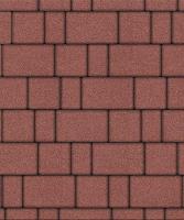 Тротуарная плитка Старый город, Гладкий, Красный, высота 80 мм (160*160; 260*160; 160*100)