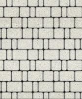 Тротуарная плитка Классико, Гранит, Белый, высота 60 мм (115*172; 115*115; 57*115)