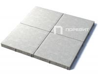 Тротуарная плитка Квадрат, Гладкий, Белый, высота 60 мм (500*500)