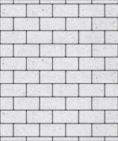 Тротуарная плитка Прямоугольник, Мрамор, Белый, высота 40 мм (100*200)