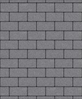 Тротуарная плитка Прямоугольник, Гладкий, Серый, высота 40 мм (100*200)