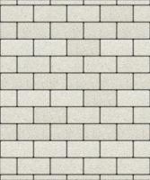 Тротуарная плитка Прямоугольник, Гладкий, Белый, высота 40 мм (100*200)