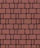 Тротуарная плитка Классико, Гладкий, Красный, высота 60 мм (115*172; 115*115; 57*115)