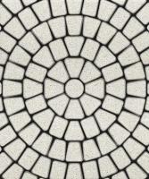 Тротуарная плитка Классико, Гладкий, Белый, высота 60 мм (86*115; 73*103*115; 48*120*115)