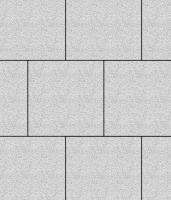 Тротуарная плитка Квадрат, Гранит, Белый, высота 60 мм (400*400)