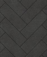 Тротуарная плитка Паркет, Гранит, Черный, высота 80 мм (600*200)