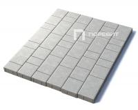 Тротуарная плитка Старый город, Гладкий, Белый, высота 60 мм (160*160; 260*160; 160*100)