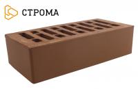 Кирпич коричневый гладкий пустотелый одинарный