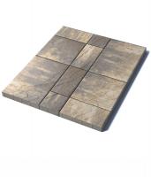 Тротуарная плитка Петра, Искусственный камень, Доломит, высота 60 мм (210*210; 210*420; 420*420; 630*420)