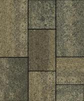 Тротуарная плитка ТРИО, Гладкий, Старый Замок, высота 60 мм (600*300; 300*300; 450*300)