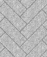 Тротуарная плитка Паркет, Мрамор, Белый с черным, высота 80 мм (600*200)