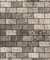 Тротуарная плитка Прямоугольник, Гладкий, Антрацит, высота 80 мм (100*200)