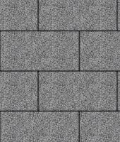 Тротуарная плитка ЛА-ЛИНИЯ, Гранит, Серый с черным, 600*300, высота 80