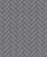 Тротуарная плитка Паркет, Гранит, Серый, высота 60 мм (180*60)