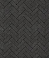 Тротуарная плитка Паркет, Гладкий, Черный, высота 60 мм (180*60)