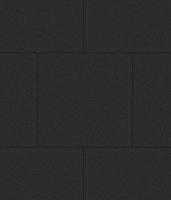 Тротуарная плитка Квадрат, Гладкий, Черный, высота 60 мм (500*500)