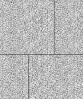 Тротуарная плитка Квадрат, Мрамор, Белый с черным, высота 80 мм (600*600)