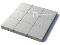 Тротуарная плитка Квадрат, Гладкий, Белый, высота 80 мм (300*300)