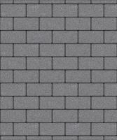 Тротуарная плитка Прямоугольник, Гранит, Серый, высота 80 мм (100*200)