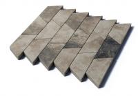 Тротуарная плитка Трапеция, Гладкий, Старый Замок, высота 80 мм (400*200*200*200)