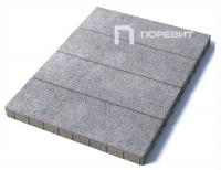 Тротуарная плитка Прямоугольник, Гранит, Белый, высота 80 мм (900*300)