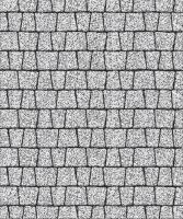 Тротуарная плитка Абрис, Мрамор, Белый с черным, высота 60 мм (71*51*89; 81*62*89; 91*71*89; 101*81; 111*91)