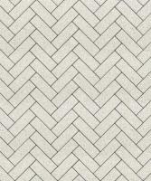 Тротуарная плитка Паркет, Гладкий, Белый, высота 60 мм (180*60)