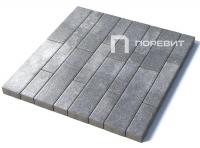 Тротуарная плитка Регата, Искусственный камень, Шунгит, высота 60 мм (280*120; 360*120; 480*120; 480*160; 640*160)