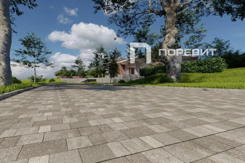 Тротуарная плитка Старый город, Гладкий, Старый Замок, высота 60 мм (160*160; 260*160; 160*100)