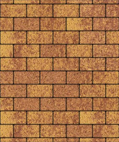 Тротуарная плитка Прямоугольник, Гладкий, Каир, высота 40 мм (100*200)