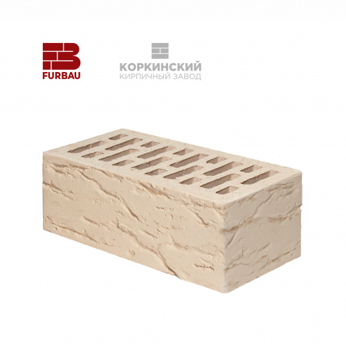 Кирпич сливки меланж рустика пустотелый полуторныйпо цене 48.60 руб./шт