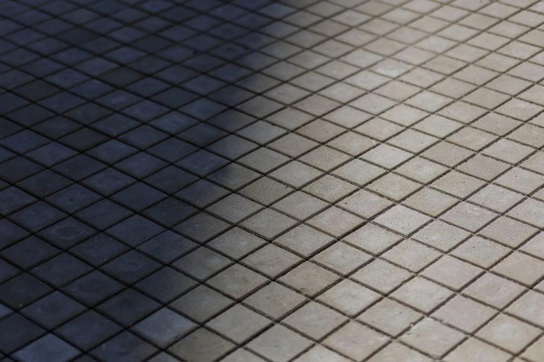 Тротуарная плитка Квадрат, Гладкий, Белый, высота 60 мм (100*100)