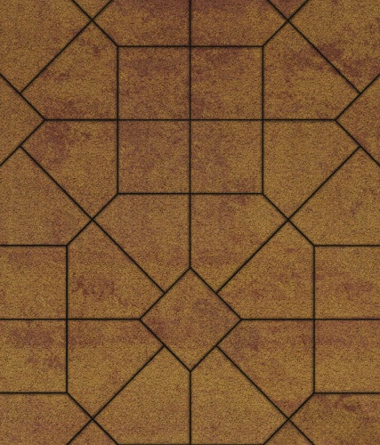 Тротуарная плитка ЛА-ЛИНИЯ, Листопад, Каир, 200*280*100, высота 60