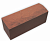Кирпич красный лосось рустированный (ложковый) полуторный полнотелый